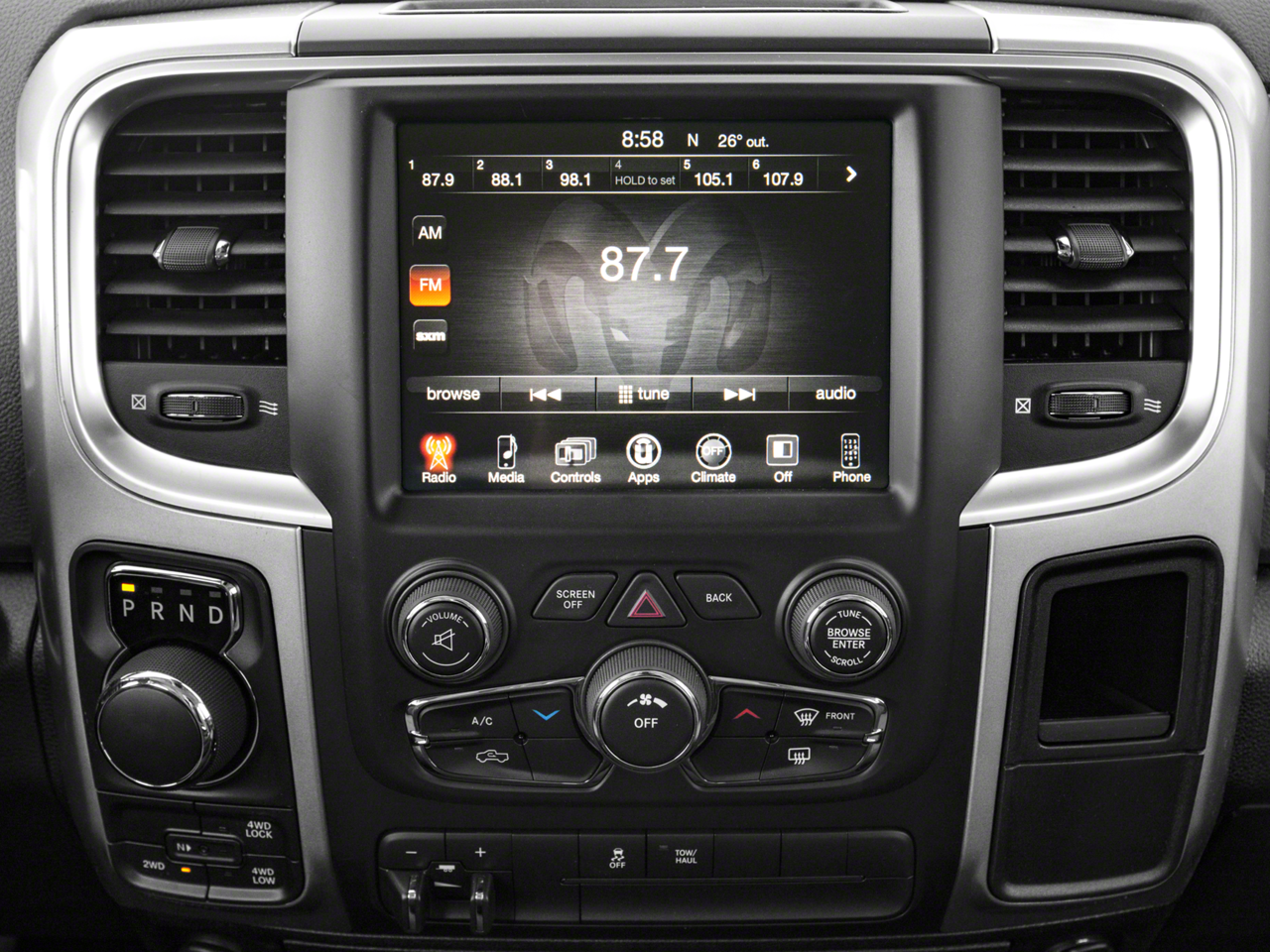2017 RAM 1500 Big Horn 3.6 Liter V6 Crew Cab 4WD
