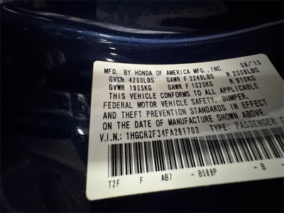 2015 Honda Accord LX