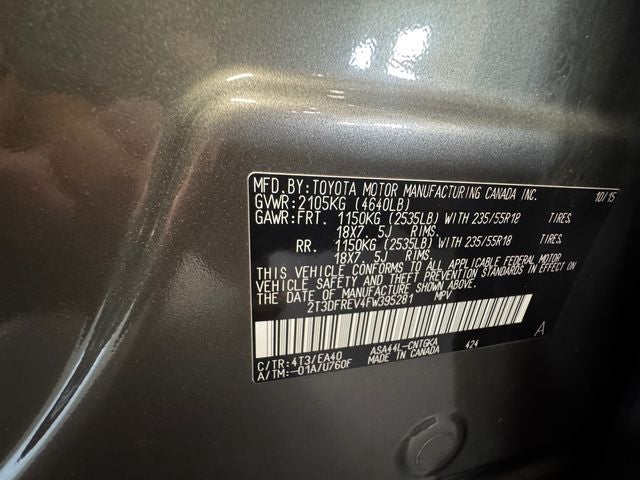 2015 Toyota RAV4 Limited