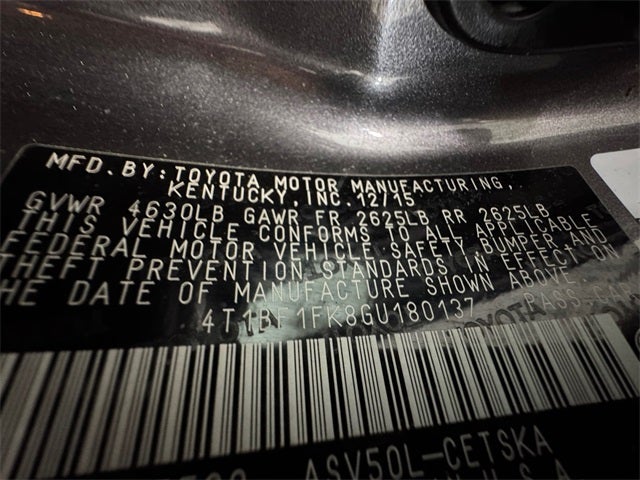 2016 Toyota Camry SE