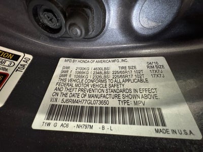 2016 Honda CR-V EX-L