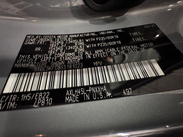 2025 Toyota Sienna Woodland Edition 7 Passenger