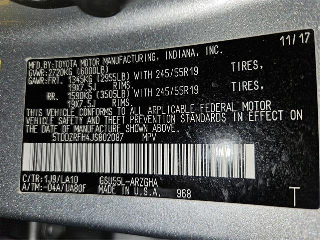 2018 Toyota Highlander Limited