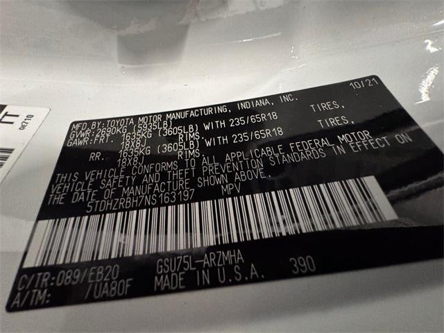 2022 Toyota Highlander XLE