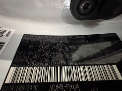 2024 Toyota Sienna XLE 7 Passenger