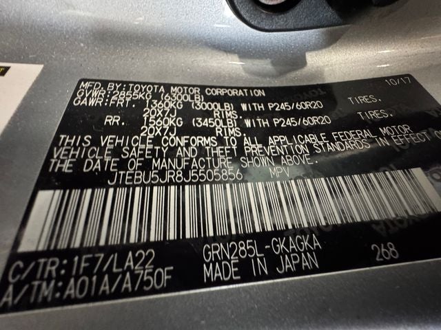 2018 Toyota 4Runner Limited