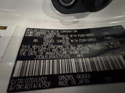 2019 Toyota 4Runner Limited Nightshade