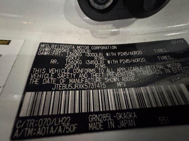 2019 Toyota 4Runner Limited Nightshade