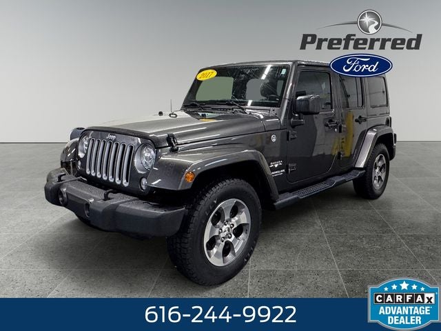 2017 Jeep Wrangler Unlimited Sahara 3.6 Liter V6 4D Automatic 4WD