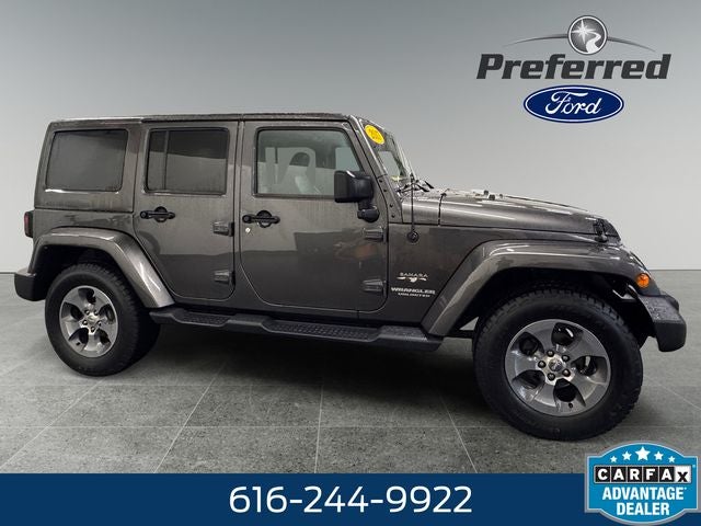 2017 Jeep Wrangler Unlimited Sahara 3.6 Liter V6 4D Automatic 4WD