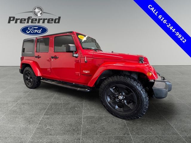 2013 Jeep Wrangler Unlimited Sahara 3.6 Liter V6 4D 4WD Automatic