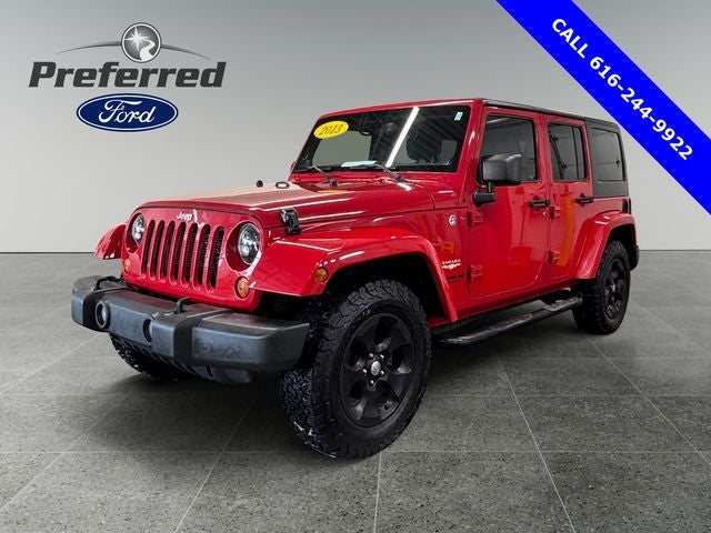 2013 Jeep Wrangler Unlimited Sahara 3.6 Liter V6 4D 4WD Automatic