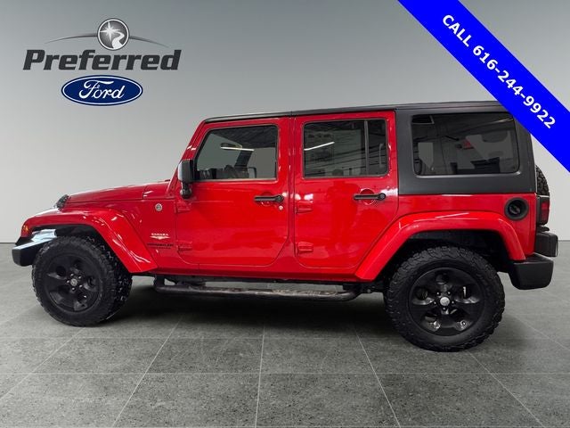 2013 Jeep Wrangler Unlimited Sahara 3.6 Liter V6 4D 4WD Automatic