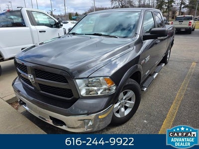 2016 RAM 1500 Outdoorsman 5.7 Liter V8 Hemi Crew Cab 4WD