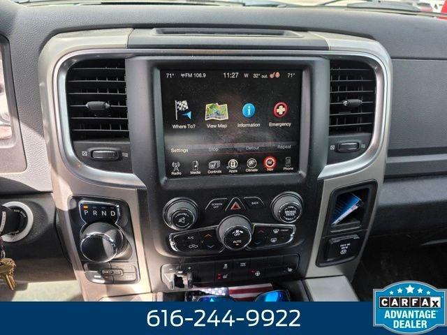 2016 RAM 1500 Outdoorsman 5.7 Liter V8 Hemi Crew Cab 4WD