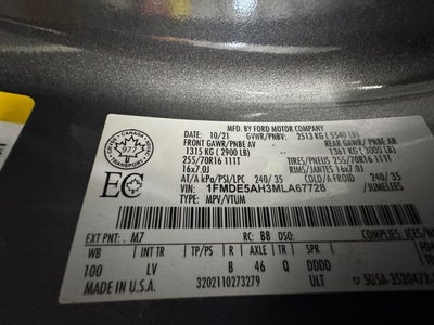 2021 Ford Bronco Base 2.3L EcoBoost I-4