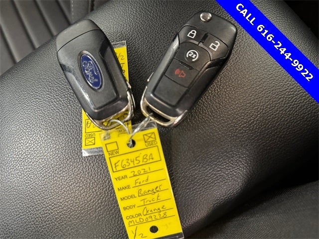 2021 Ford Ranger XLT 2.3 Liter EcoBoost Turbocharged Super Cab 4WD