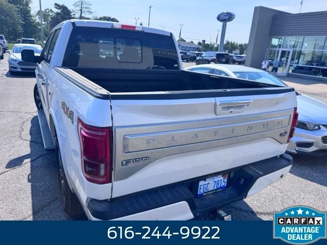 2015 Ford F-150 Platinum 3.5 Liter V6 SuperCrew 4WD