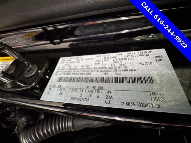 2025 Ford F-150 STX 2.7 Liter V6 EcoBoost SuperCrew 4WD