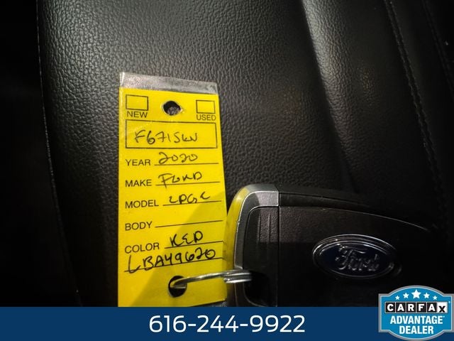 2020 Ford Edge SEL 2.0 Liter Ecooost Turbocharged AWD Leather Seating