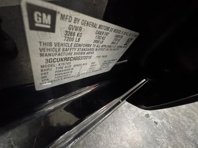 2016 Chevrolet Silverado 1500 LT LT2 5.3 Liter V8 ecoBoost Crew Cab 4WD