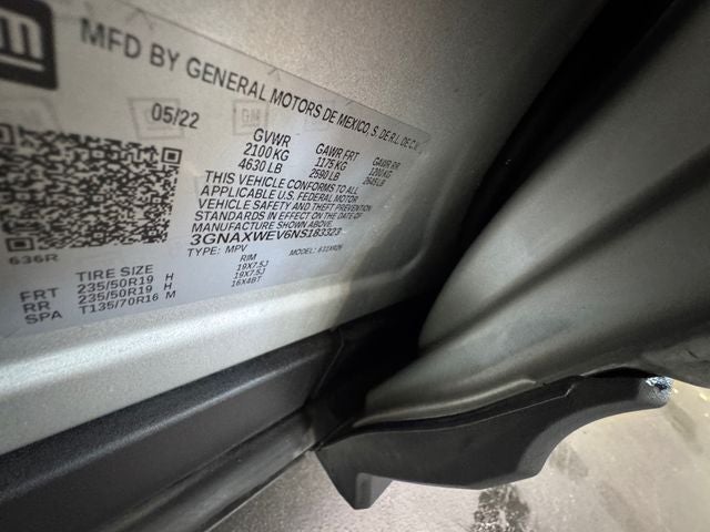 2022 Chevrolet Equinox RS 1.5 Liter AWD