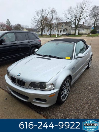 2003 BMW M3 Base 3.2 Liter I6 2D Convertible Manual Transmission RW