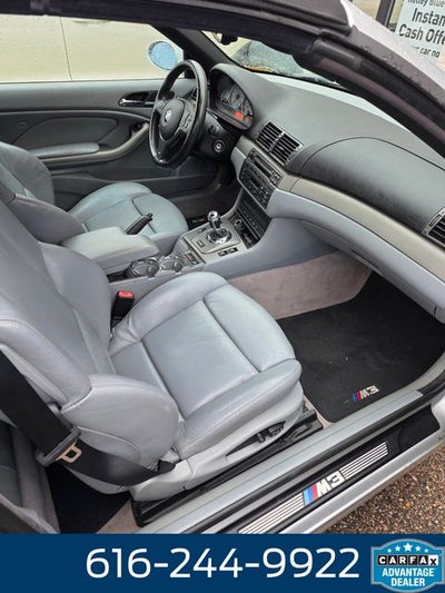 2003 BMW M3 Base 3.2 Liter I6 2D Convertible Manual Transmission RW