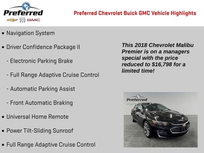 2018 Chevrolet Malibu Premier