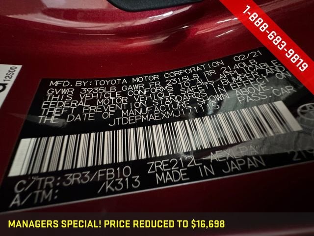 2021 Toyota Corolla LE