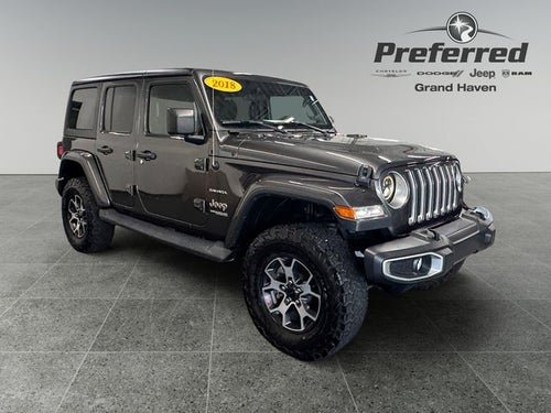 2018 Jeep Wrangler Unlimited Sahara 3.6 Liter V6 4D Automatic 4WD
