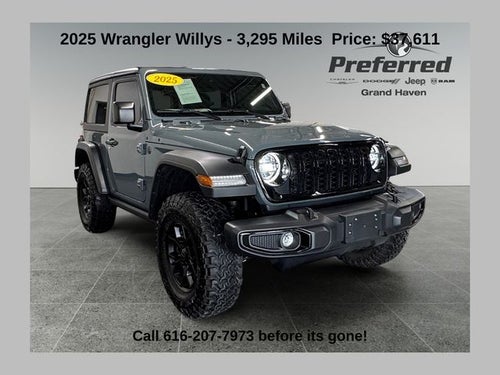 2025 Jeep Wrangler 2-Door Willys 4x4