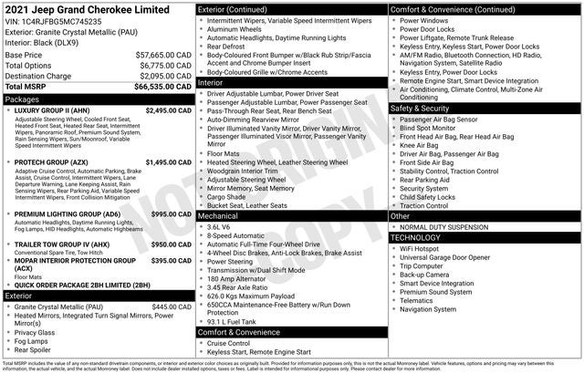 2021 Jeep Grand Cherokee Limited