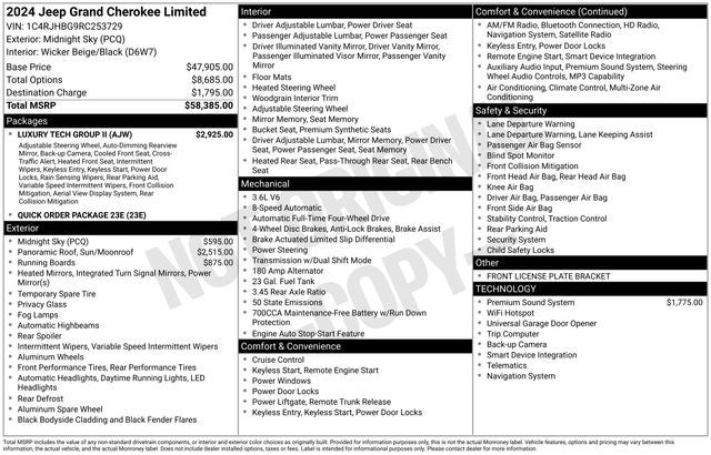 2024 Jeep Grand Cherokee Limited 4x4