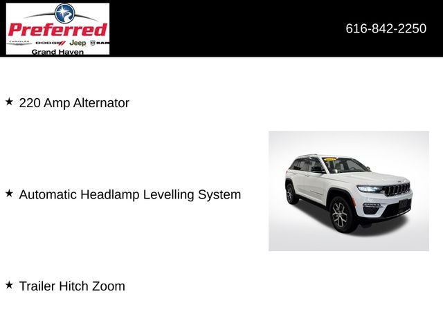 2023 Jeep Grand Cherokee Limited 3.6 Liter V6 4WD