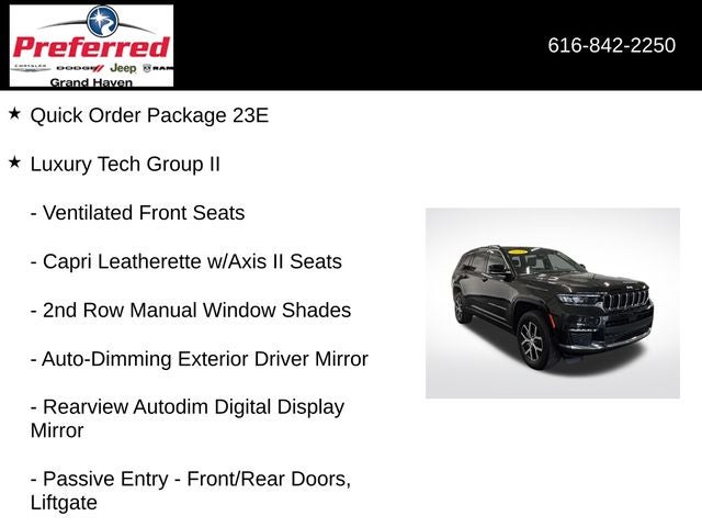 2024 Jeep Grand Cherokee L Limited 4x4