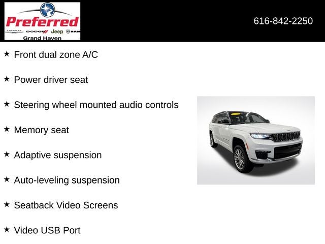 2025 Jeep Grand Cherokee L Summit 4x4