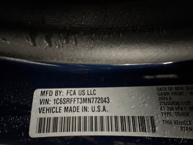 2021 RAM 1500 Big Horn Crew Cab 4x4 5'7' Box
