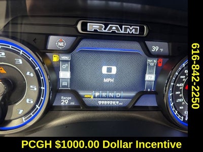 2019 RAM 1500 Limited 5.7 Liter V8 Hemi Crew Cab 4WD