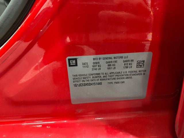 2013 Chevrolet Sonic LT Auto