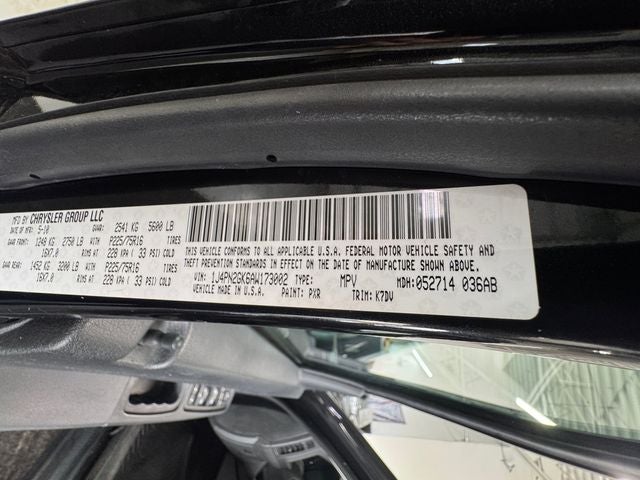 2010 Jeep Liberty Sport 3.7 Liter V6 PowerTech 4WD