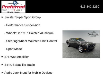 2014 Dodge Challenger SXT Plus