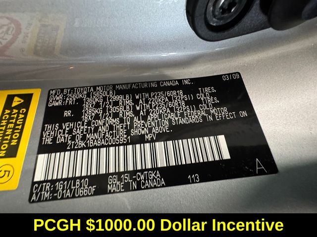 2010 Lexus RX 350 350 3.5 Liter V6 AWD