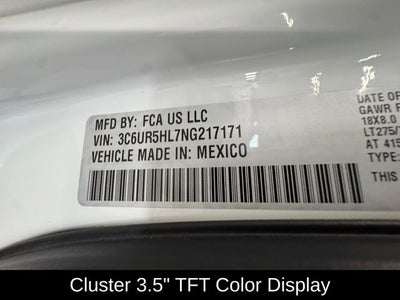 2022 RAM 2500 Tradesman Crew Cab 4x4 8' Box