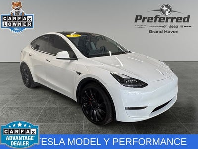 2022 Tesla Model Y Performance Electric Motor AWD