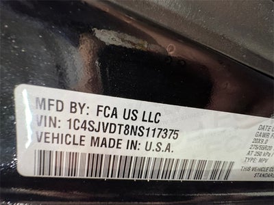 2022 Jeep Wagoneer Series III 5.7 Liter V8 4WD