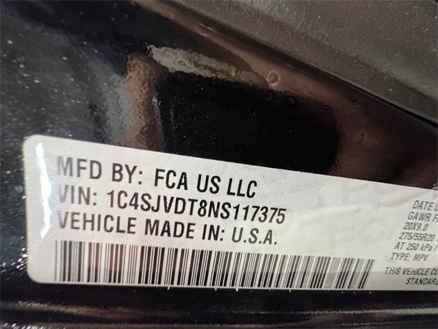 2022 Jeep Wagoneer Series III 5.7 Liter V8 4WD