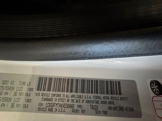 2019 RAM 1500 Big Horn/Lone Star Crew Cab 4x4 6'4' Box