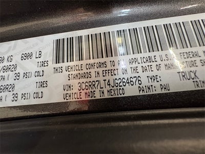 2018 RAM 1500 Big Horn Crew Cab 4x4 5'7' Box