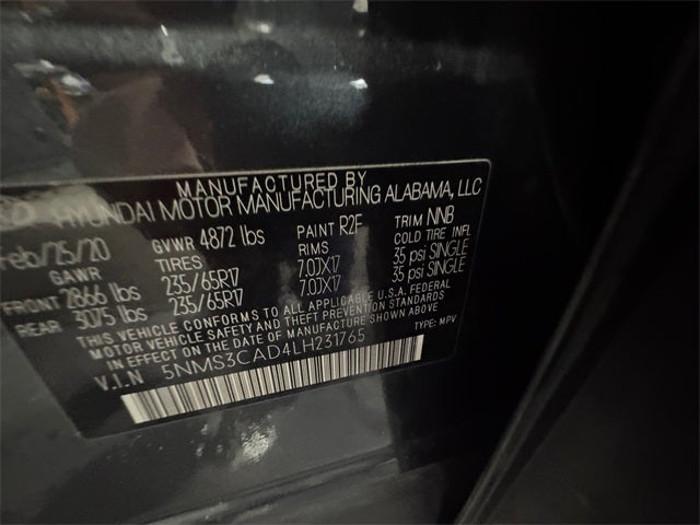 2020 Hyundai Santa Fe SEL